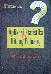 Image of Aplikasi statistika dan hitung peluang