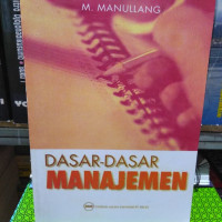 Image of Dasar-dasar manajemen
