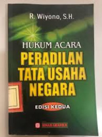 Image of Hukum Acara Peradilan Tata Usaha Negara