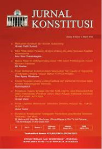 Image of Jurnal Konstitusi