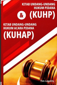 Image of Kitab undang-undang hukum pidana (KUHP) & Kitab undang-undang hukum acara pidana (KUHAP)