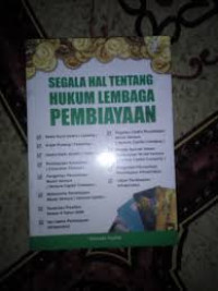 Image of Segala hal tentang hukum lembaga pembiayaan