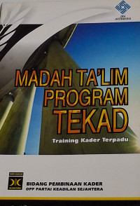 Image of Madah Ta'lim program TEKAD (Training Kader Terpadu)