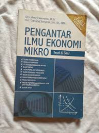 Image of pengantar ilmu ekonomi mikro ; teori dan soal
